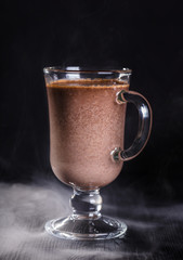 Hot chocolate in smoke