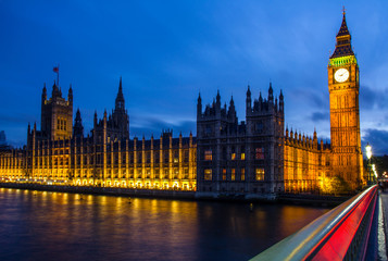 Fototapeta na wymiar Palace of Westminster 