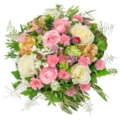 Rose ranunculus carnation flower spring bouquet