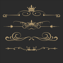 Vector set. Retro Elements for your design