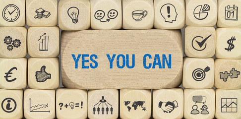 Yes You Can / Würfel mit Symbole