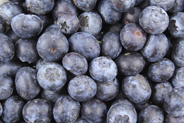 fresh blueberry fruits closeup food background texture