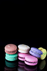 Multicolored macaroons