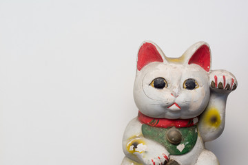Vintage Maneki-neko ( Beckoning Cat)