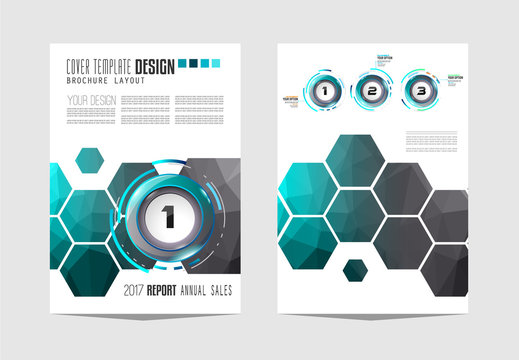 Brochure Template, Flyer Design Or Depliant Cover For Business Presentation And Magazine Covers, Annual Reports And Marketing Generic Purposes.