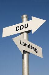 Landtagswahl 2017 - CDU raus - Symbolfoto