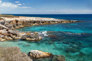 Fototapeta premium Coastline near Otranto