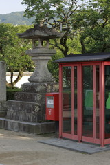 Obraz premium 郵便ポスト