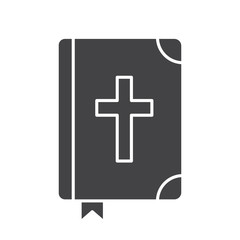 Obraz premium Holy Bible glyph icon