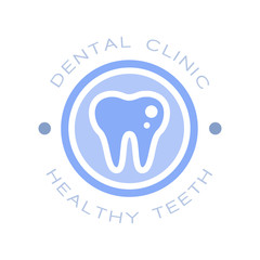 Dental clinic healthy teeth logo symbol,