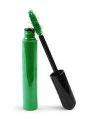 makeup inks brush isolated on white background