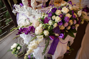 Wedding decoration, inscription 