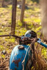 Old Soviet motorcycle