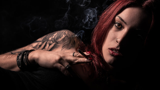 Smoking Beauty