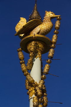 Inside the complex of Shwesandaw pagoda, Taungoo, Myanmar