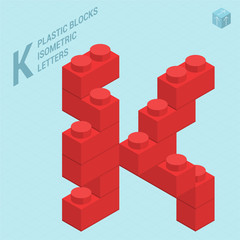 Plastic blocs  letter J