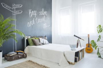 Modern designed bedroom