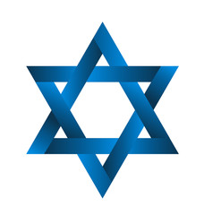 Jewish star symbol logo