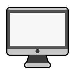 computer monitor  icon image vector illustration design 