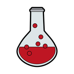 test tube icon image vector illustration design 