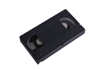 Fototapeta premium Video cassette isolated on white background. Video cassette VHS