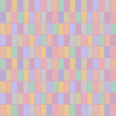 Seamless vector geometrical pattern with rhombus, squares. endless background with hand drawn textured geometric figures. Pastel Graphic illustration Template for wrapping, web backgrounds, wallpaper