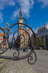 A different view of Gdansk City Hall and Long Market, Poland