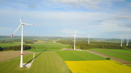 Windpark in Bayern