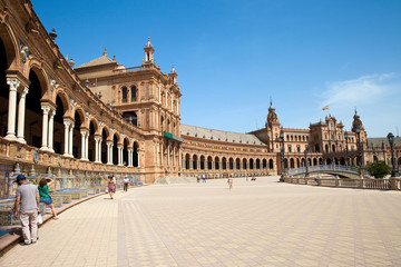 Obraz premium Espagne > Andalousie > Séville > La Place d'Espagne