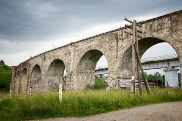 the old stone railway bridge