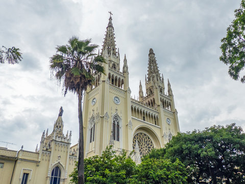 Parque Seminario Bolivar Iglesia (Parque de las Iguanas) Kirche Santiago de Guayaquil Ecuador