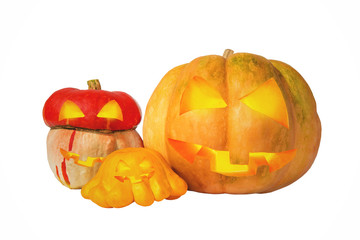 Pumpkin isolated on white background