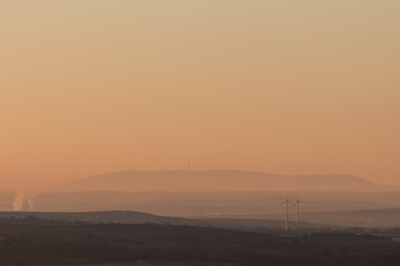 Donnersberg im Sonnenaufgang