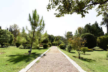Eram Garden in Shiraz, Iran. Garden has led to its designation as a UNESCO World Heritage Site. 