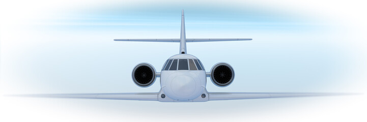 Fototapeta premium Corporate jet
