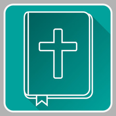 Holy Bible icon. Vector
