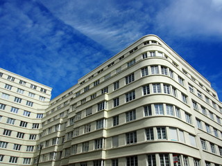 Fototapeta na wymiar Brüssel: 1930er Jahre, Architektur, Moderne, Art-Deco-Haus