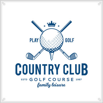 Golf country club logo