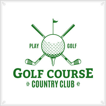 Golf country club logo