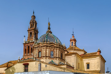 Fototapeta na wymiar San Pedro Church, Carmona, Spain