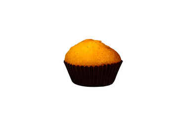 Cupcake isolated on white