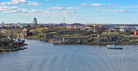 Suomenlinna Maritime fortress. Finland.