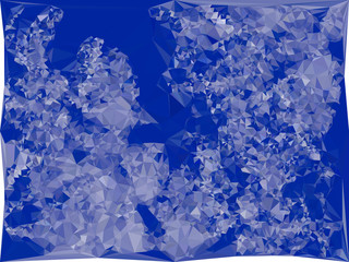 Geometric low polygonal background. Vector clip art.