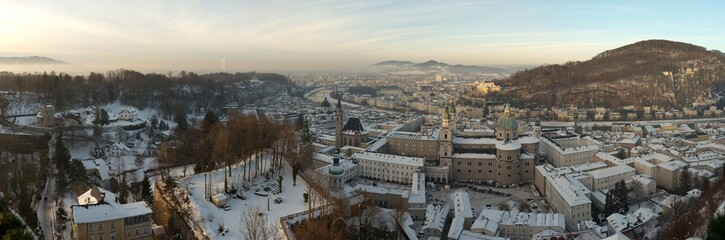 Salzburg Winterpanorama