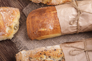 Fresh homemade bread