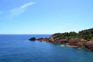Fototapeta premium cote d'azur felsen