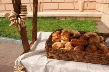  Buns on the counter, buns, bread