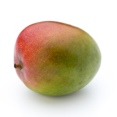 Mango fruit isolated on white background .