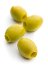 The green olives.