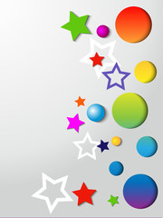 Abstract Happy Birthday card 